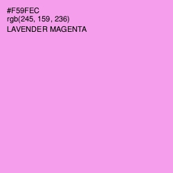 #F59FEC - Lavender Magenta Color Image